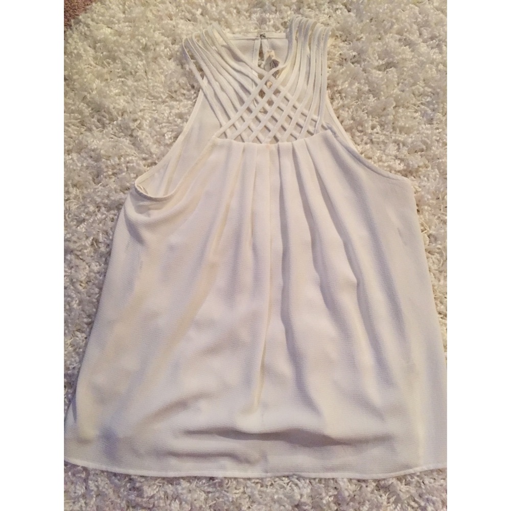 White boutique top